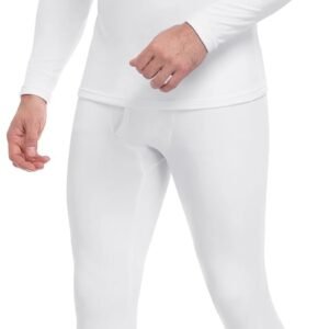 Thermal Underwear for Men Long Johns with Fleece Lined Base Layer Men Cold Weather Top Bottom