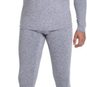 Men's Thermal Underwear Set Mid-Weight Brushed Lined Warm Base Layer Soft & Stretchy Indoor Outdoor Activities